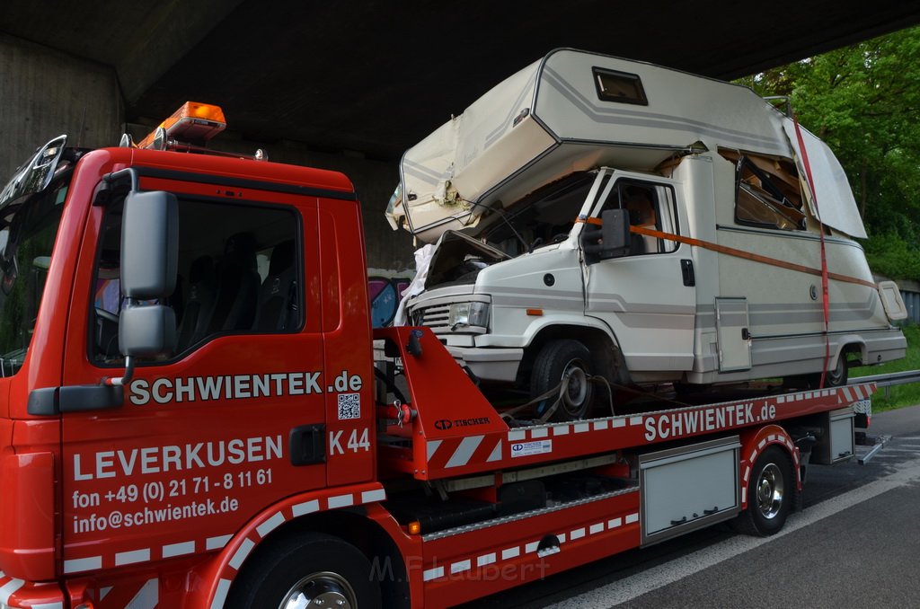 Wieder schwerer VU A 1 Rich Saarbruecken vorm AK Leverkusen P2299.JPG - Miklos Laubert